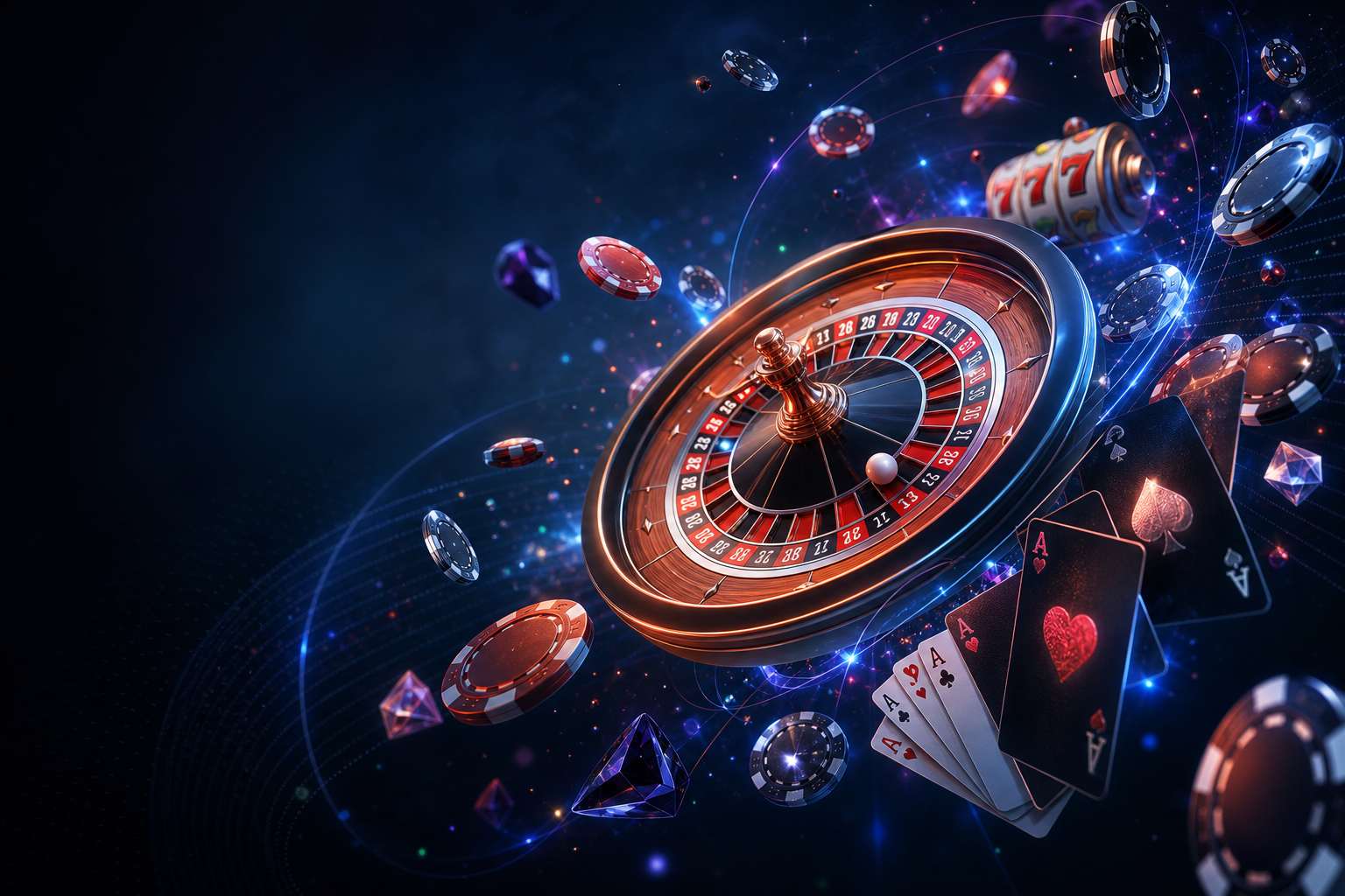 Online pokies, roulette, playing cards and casino chips at LMCT Casino